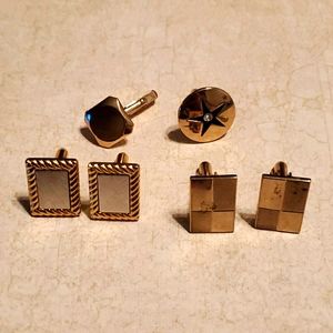 Bundle of vintage cufflinks